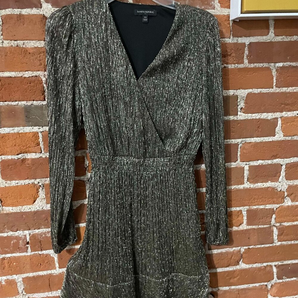 Banana Republic Gold Dress